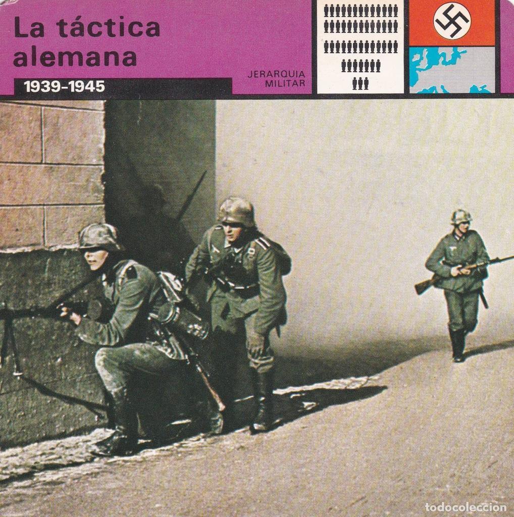 Postkarten: FICHA JERARQUIA MILITAR: LA TACTICA ALEMANA. 1939-1945 - NULL
