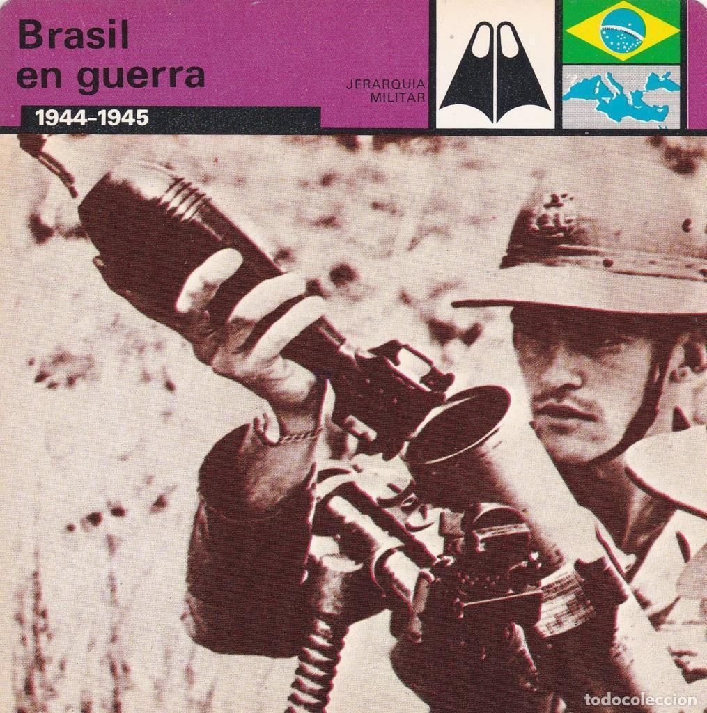 Postkarten: FICHA JERARQUIA MILITAR: BRASIL EN GUERRA. 1944-1945 - NULL
