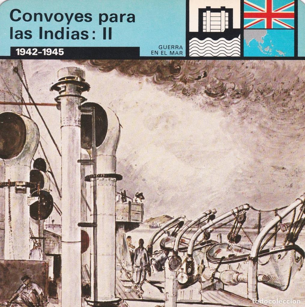 Postkarten: FICHA GUERRA EN EL MAR: CONVOYES PARA LAS INDIAS II. 1942-1945 - NULL