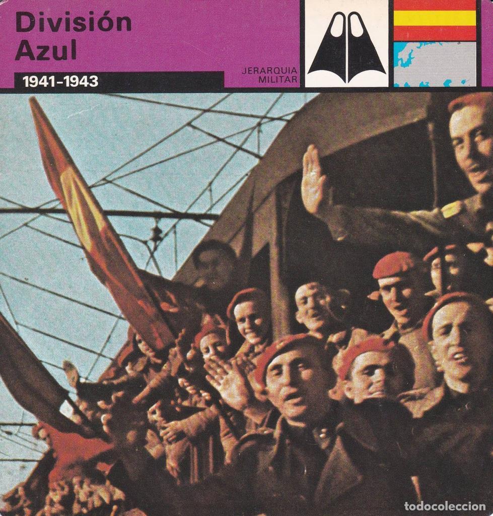 Postkarten: FICHA JERARQUIA MILITAR: DIVISION AZUL. 1941-1943 - NULL