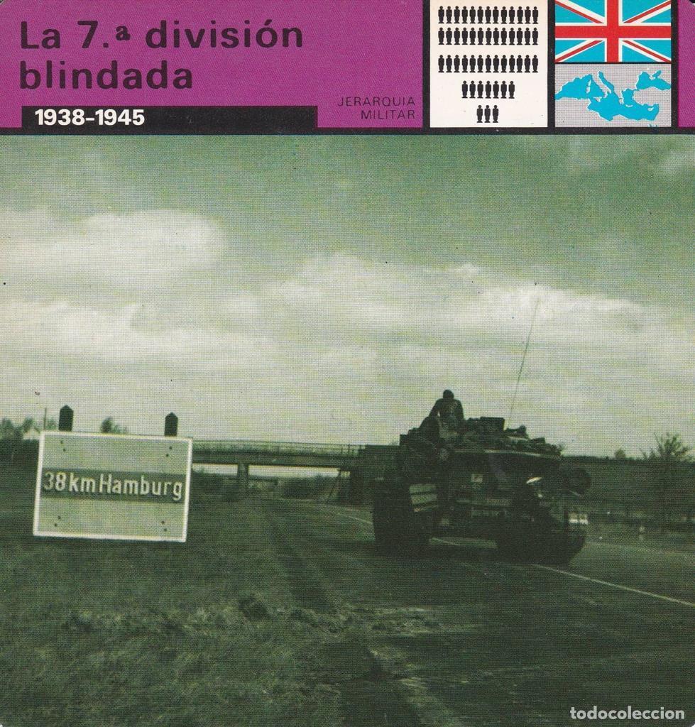Postkarten: FICHA JERARQUIA MILITAR: LA 7 DIVISION BLINDADA. 1938-1945 - NULL