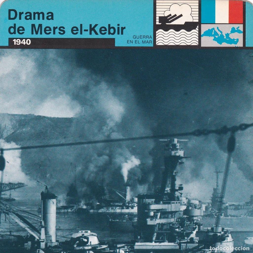 Postkarten: FICHA GUERRA EN EL MAR: DRAMA DE MERS EL-KEBIR. 1940 - NULL