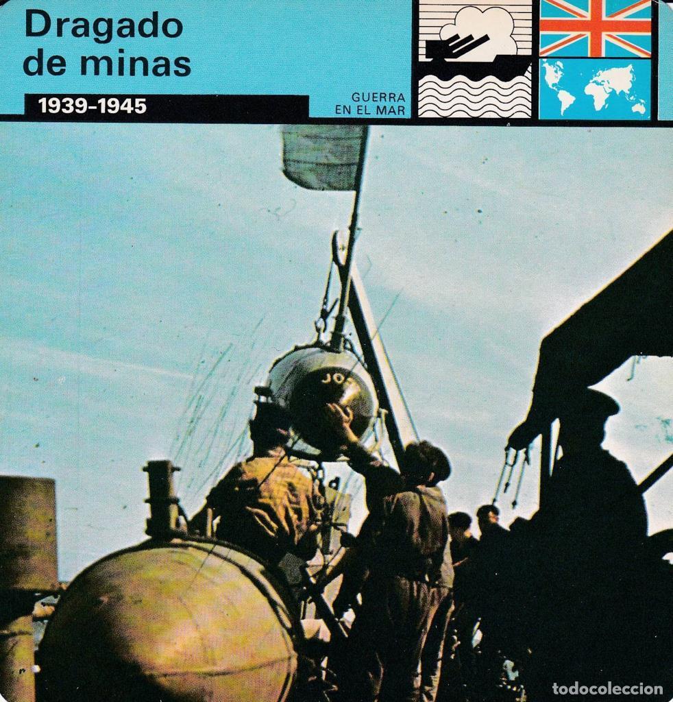 Postkarten: FICHA GUERRA EN EL MAR: DRAGADO DE MINAS. 1939-1945 - NULL