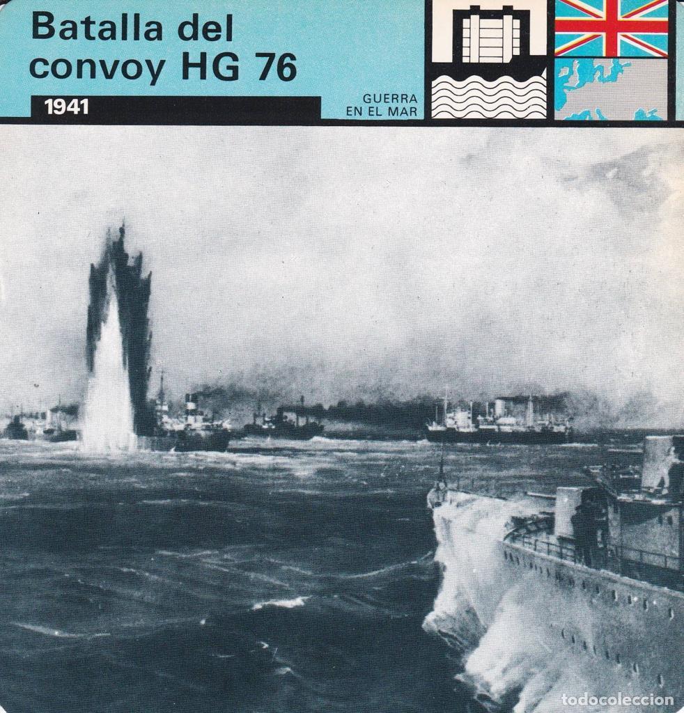 Postkarten: FICHA GUERRA EN EL MAR: BATALLA DEL CONVOY HG 76. 1941 - NULL