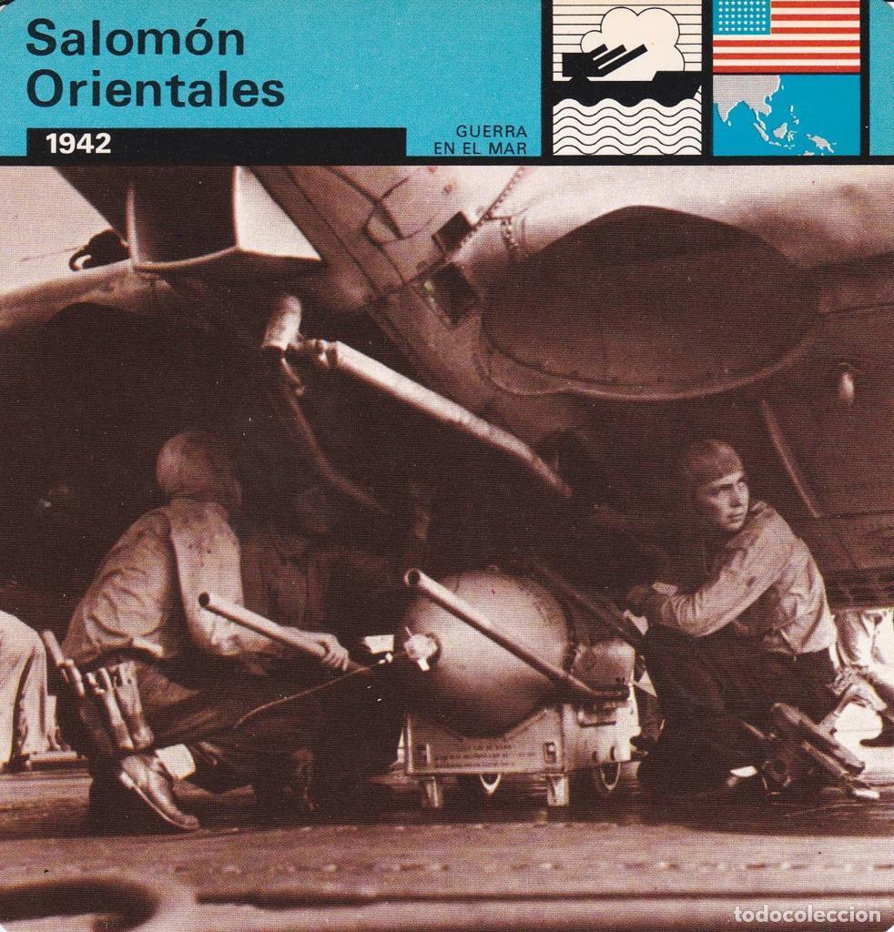 Postkarten: FICHA GUERRA EN EL MAR: SALOMON ORIENTALES. 1942 - NULL