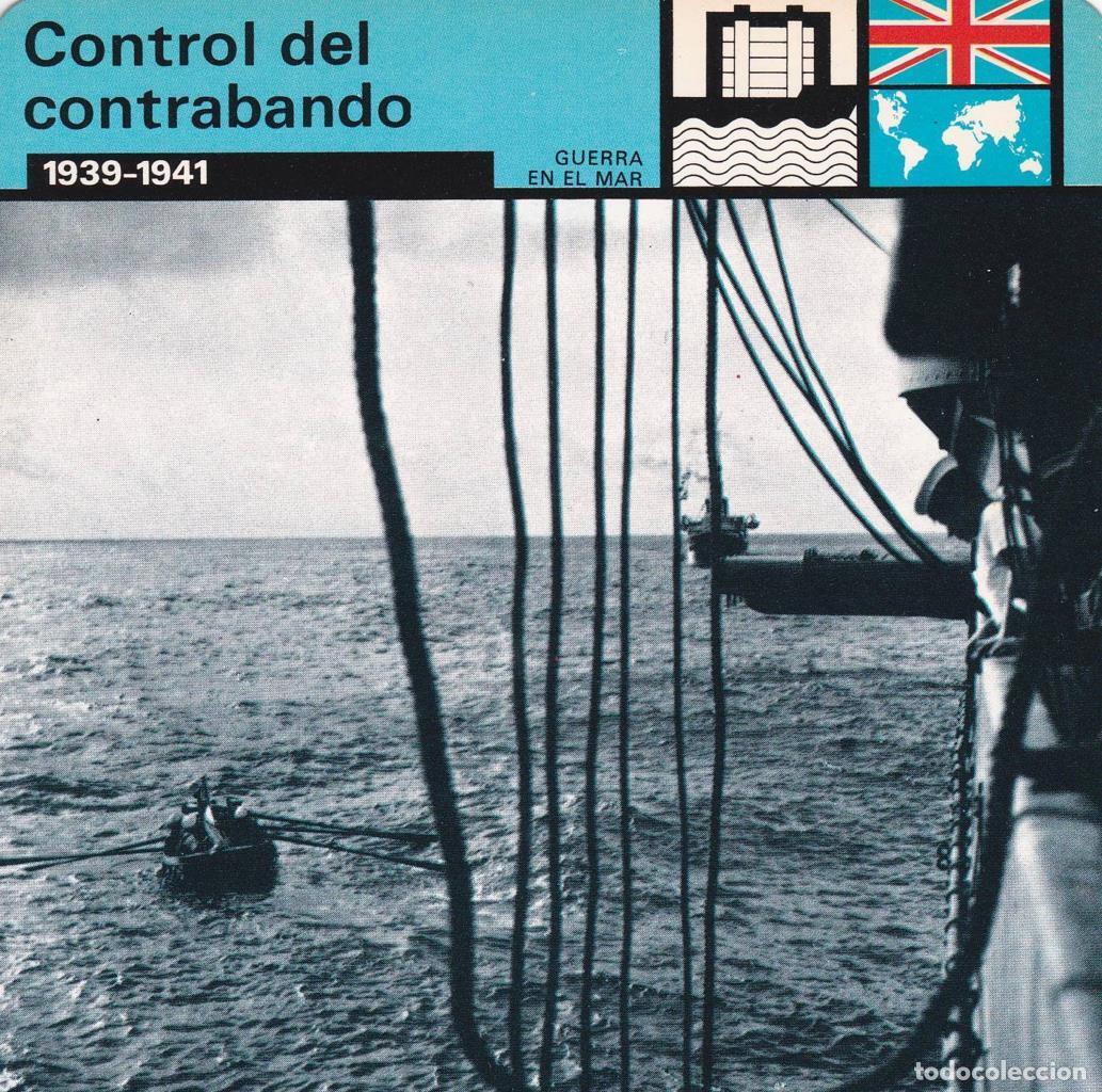 Postkarten: FICHA GUERRA EN EL MAR: CONTROL DE CONTRABANDO. 1939-1941 - NULL