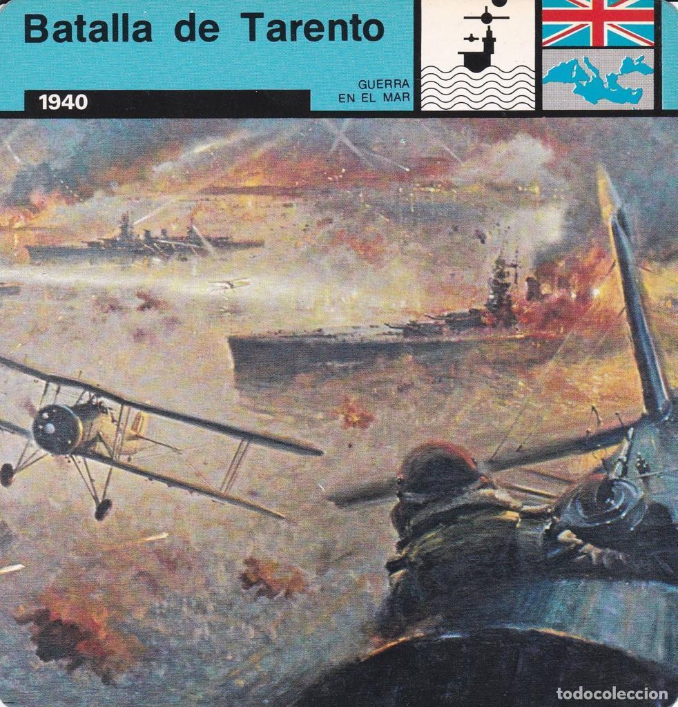 Postkarten: FICHA GUERRA EN EL MAR: BATALLA DE TARENTO. 1940 - NULL