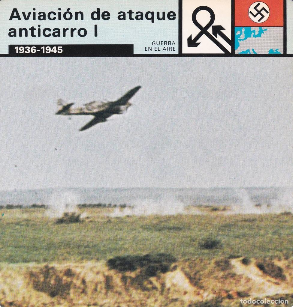 Cartes Postales: FICHA GUERRA EN EL AIRE: AVIACION DE ATAQUE ANTICARRO I. 1936-1945 - NULL