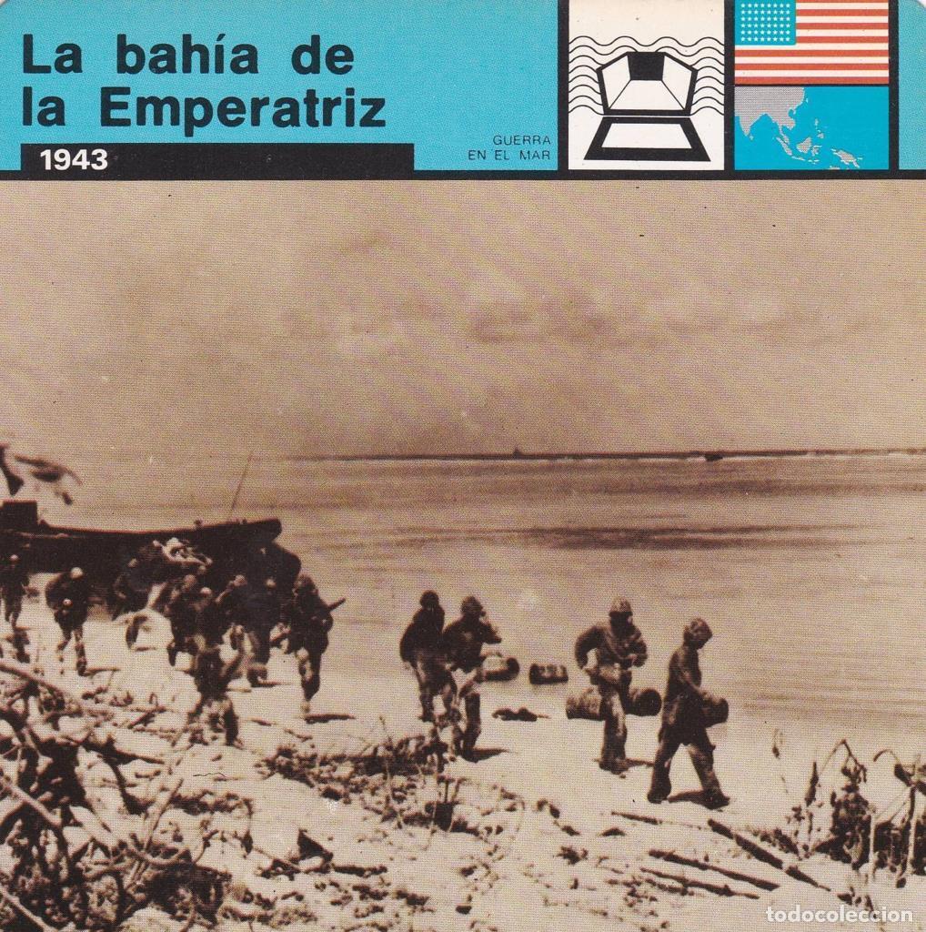 Postcards: FICHA GUERRA EN EL MAR: LA BAHIA DE LA EMPERATRIZ. 1943 - NULL