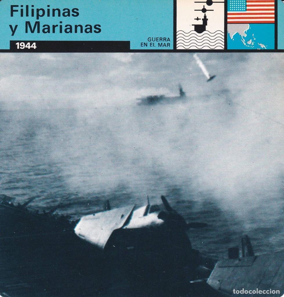 Postcards: FICHA GUERRA EN EL MAR: FILIPINAS Y MARIANAS. 1944 - NULL