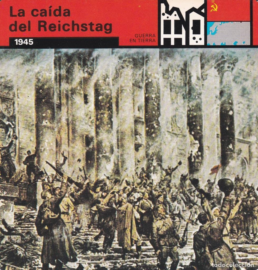 Postcards: FICHA GUERRA EN TIERRA: LA CAIDA DEL REICHSTAG. 1945 - NULL
