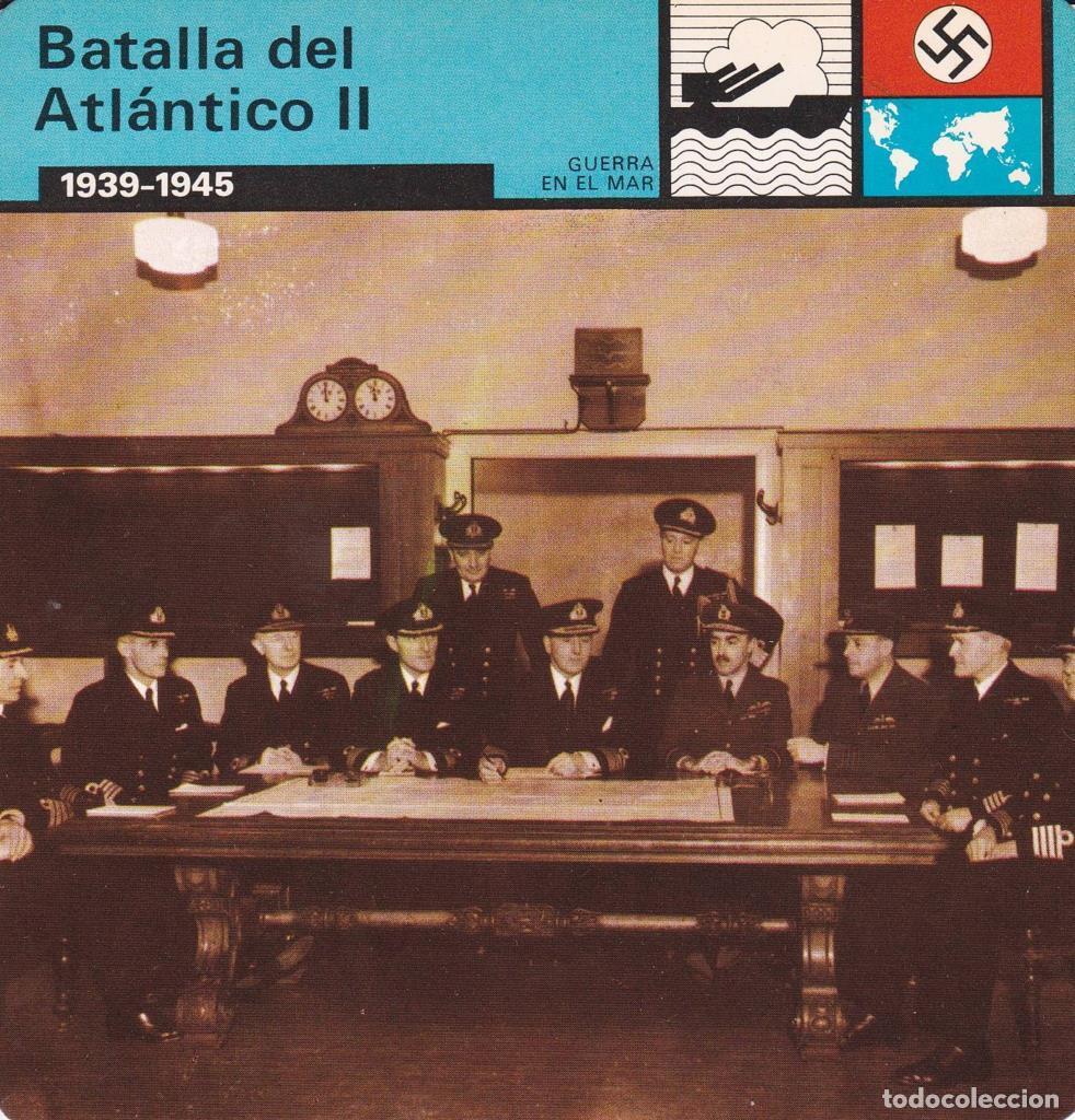 Postcards: FICHA GUERRA EN EL MAR: BATALLA DEL ATLANTICO II. 1939-1945 - NULL