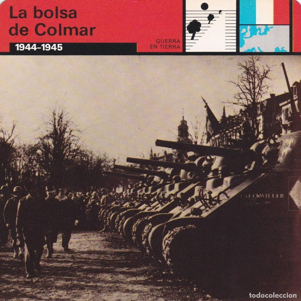 Postcards: FICHA GUERRA EN TIERRA: LA BOLSA DE COLMAR. 1944-1945 - NULL
