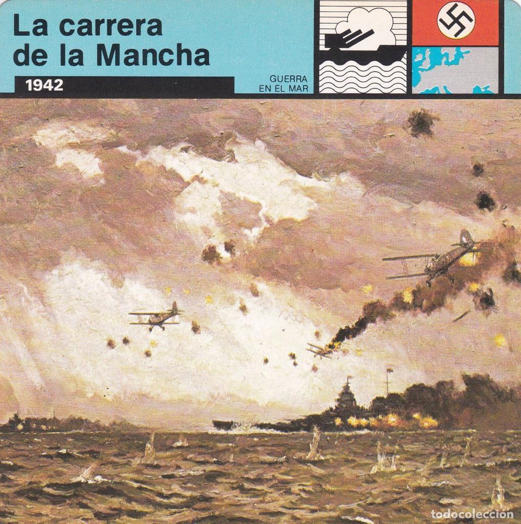 Postcards: FICHA GUERRA EN EL MAR: LA CARRERA DE LA MANCHA. 1942 - NULL