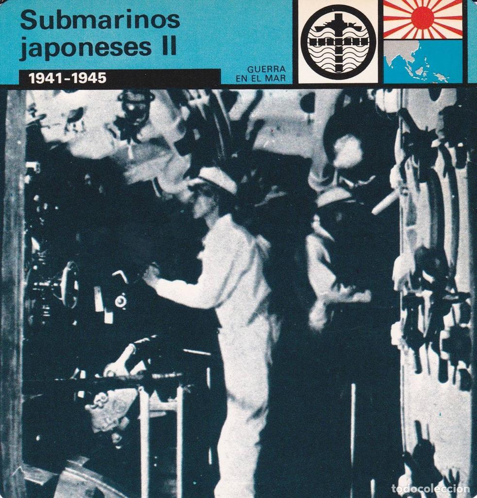 Postcards: FICHA GUERRA EN EL MAR: SUBMARINOS JAPONESES II. 1941-1945 - NULL