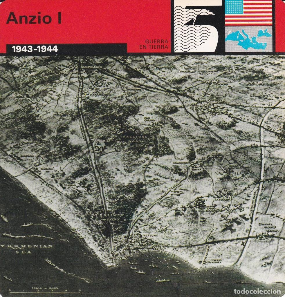 Postcards: FICHA GUERRA EN TIERRA: ANZIO I. 1943-1944 - NULL