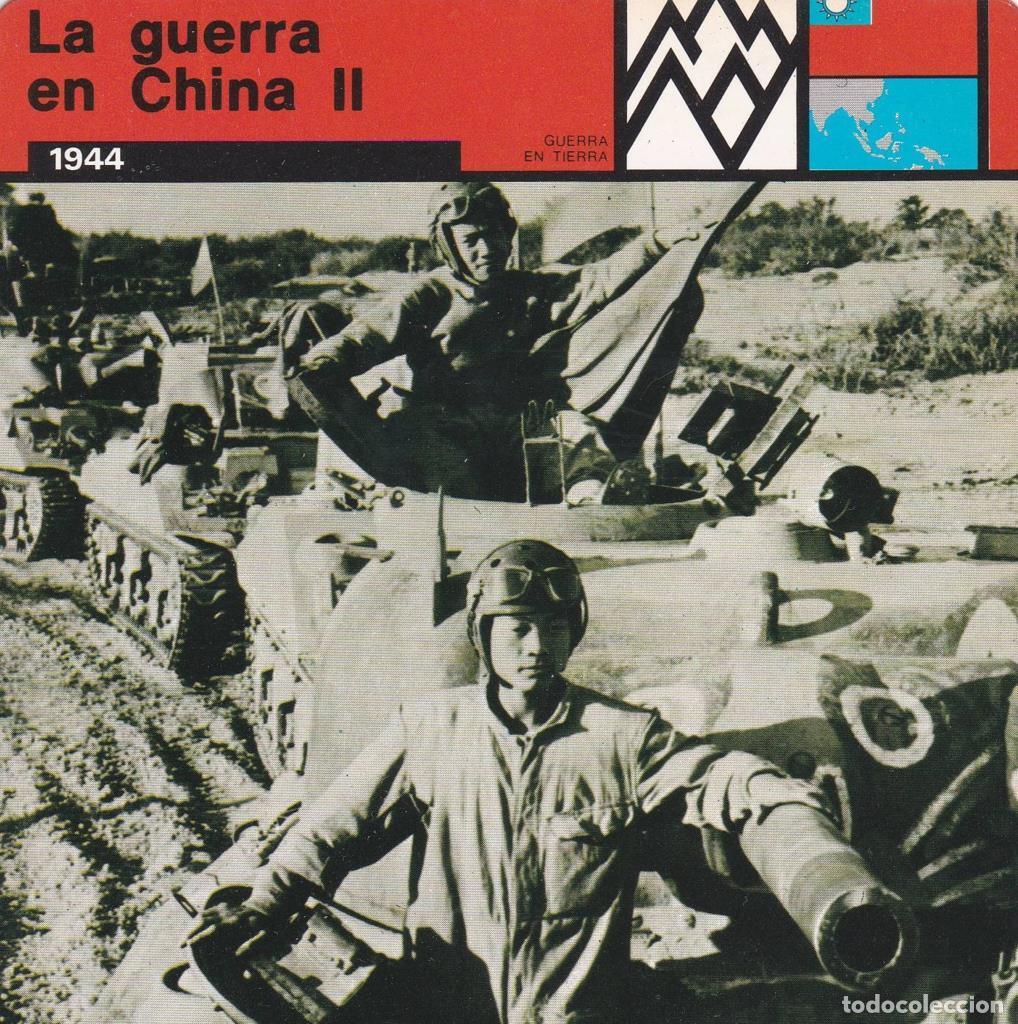 Postcards: FICHA GUERRA EN TIERRA: LA GUERRA EN CHINA II. 1944 - NULL