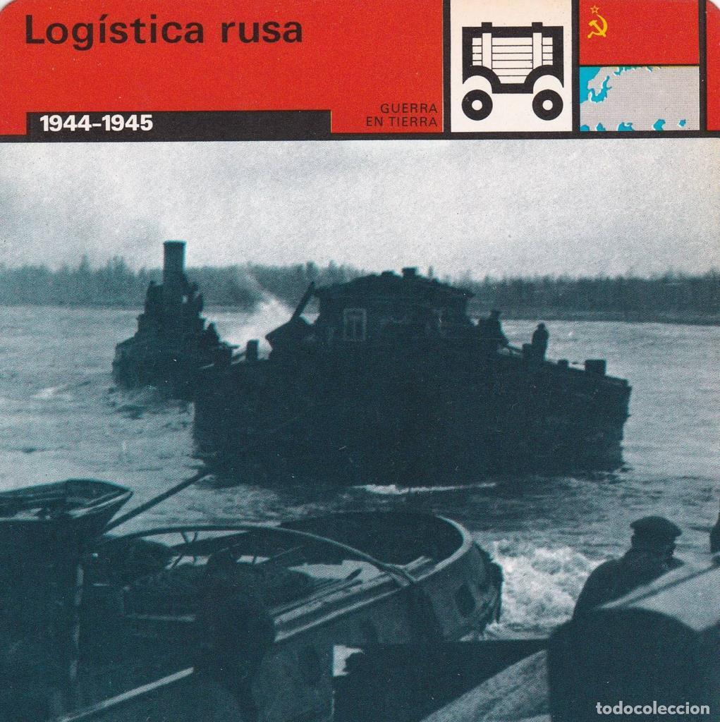 Postcards: FICHA GUERRA EN TIERRA: LOGISTICA RUSA. 1944-1945 - NULL