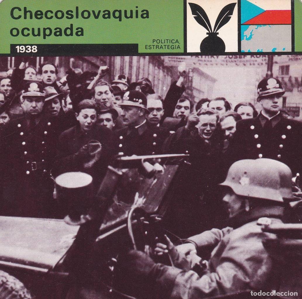 Postcards: FICHA POLITICA, ESTRATEGIA: CHECOSLOVAQUIA OCUPADA. 1938 - NULL
