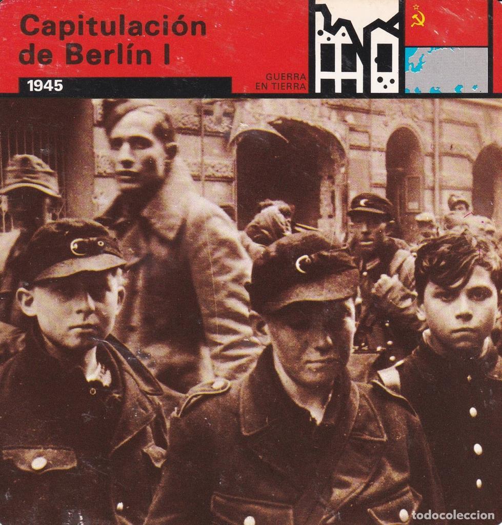 Postcards: FICHA GUERRA EN TIERRA: CAPITULACION DE BERLIN I. 1945 - NULL