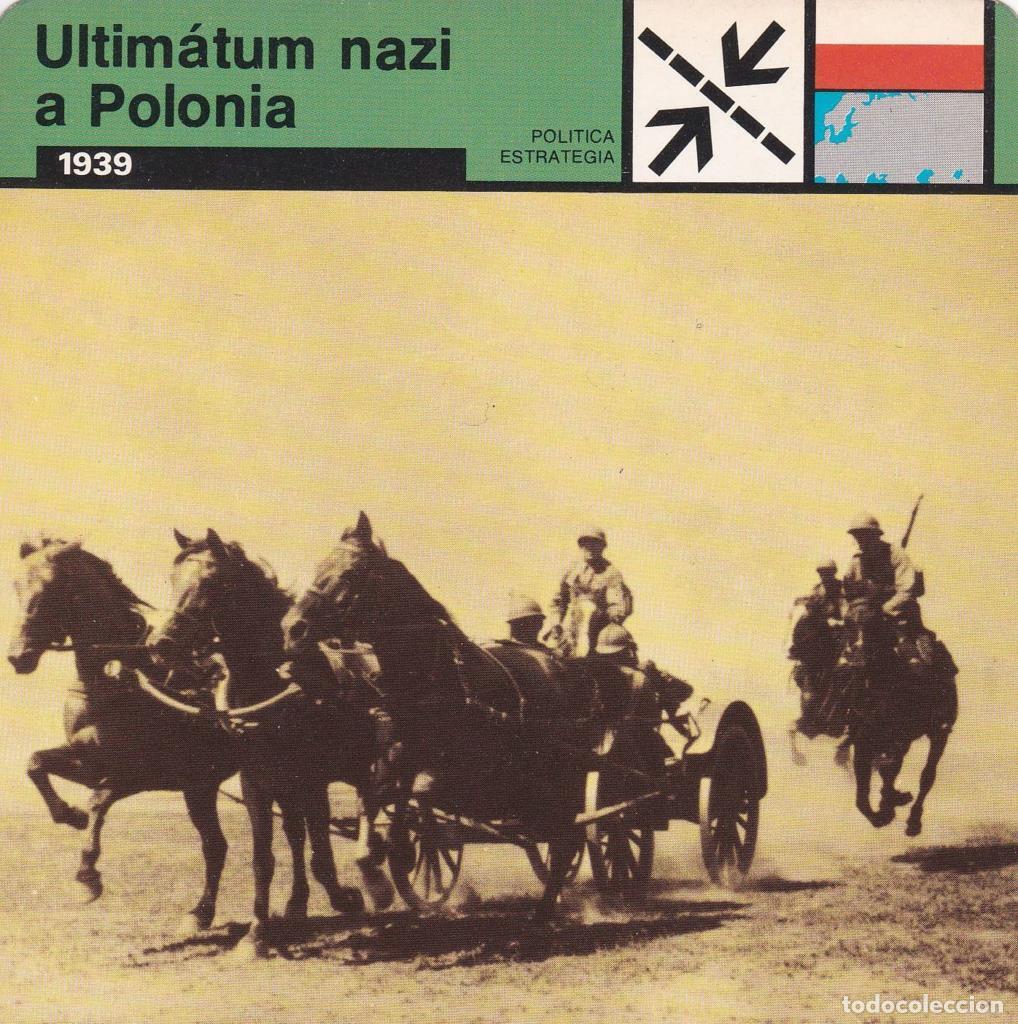 Postcards: FICHA POLITICA, ESTRATEGIA: ULTIMATUM NAZI A POLONIA. 1939 - NULL