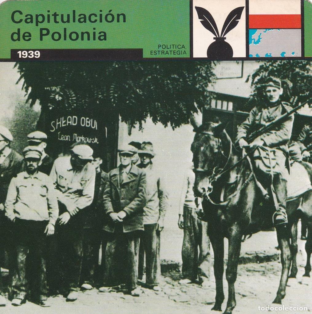 Postcards: FICHA POLITICA, ESTRATEGIA: CAPITULACION DE POLONIA. 1939 - NULL