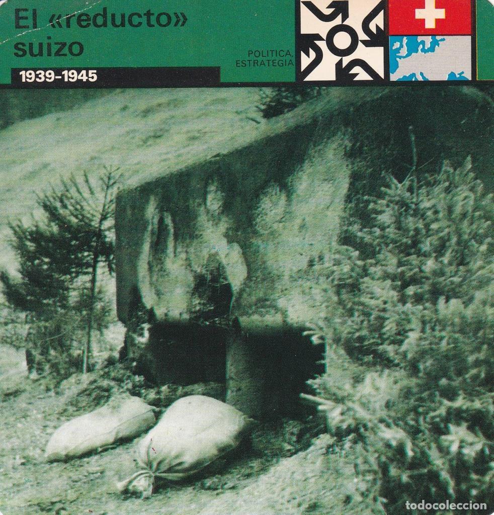 Postcards: FICHA POLITICA, ESTRATEGIA: EL REDUCTO&rdquo; SUIZO. 1939-1945&rdquo; - NULL