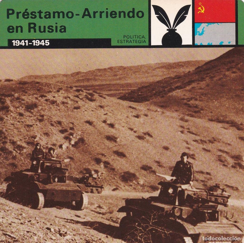 Postcards: FICHA POLITICA, ESTRATEGIA: PRESTAMO-ARRIENDO EN RUSIA. 1941-1945 - NULL