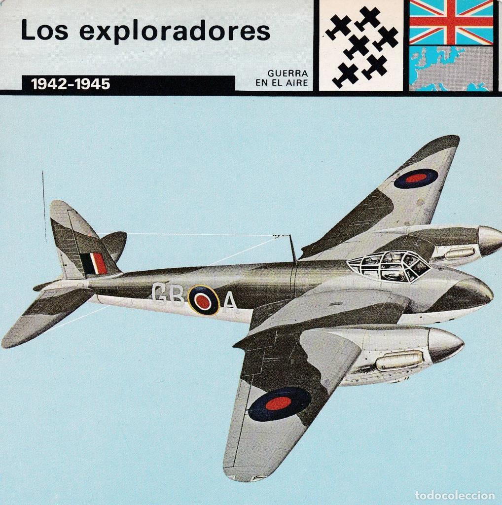 Postcards: FICHA GUERRA EN EL AIRE: LOS EXPLORADORES. 1942-1945 - NULL