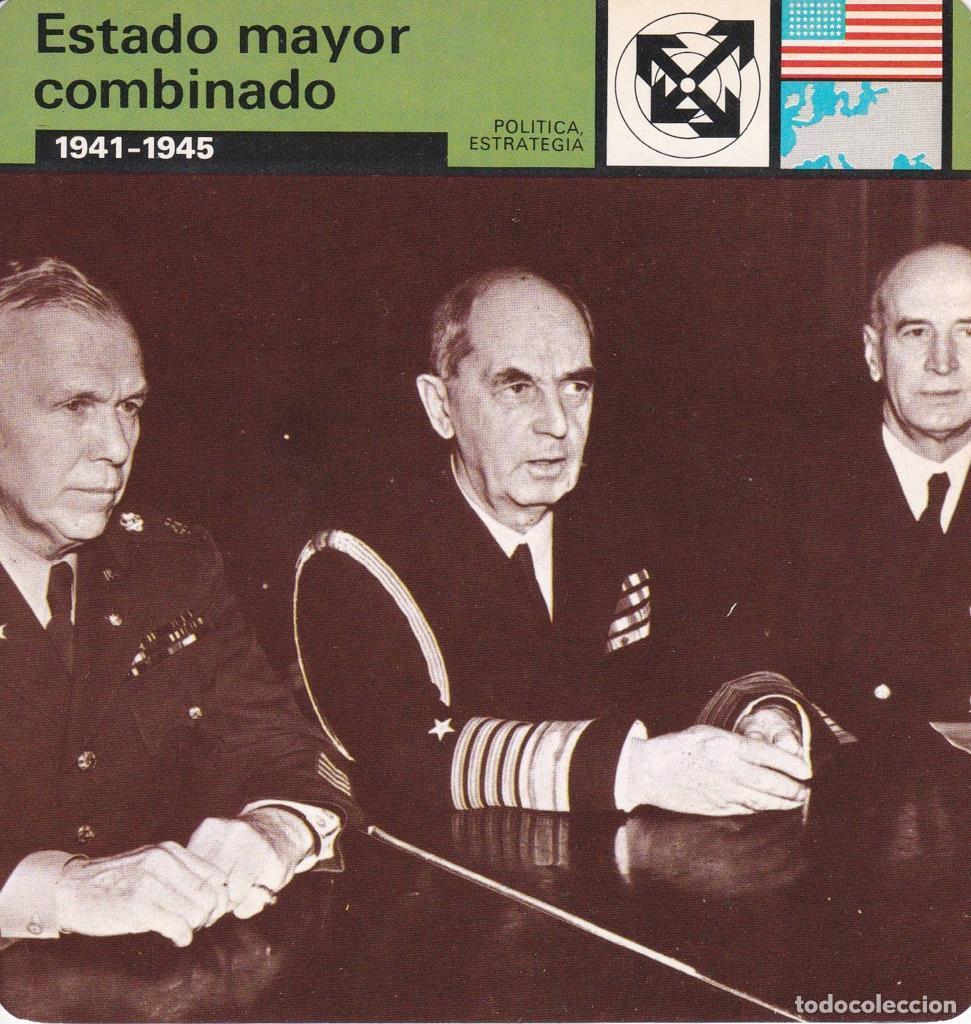Postkarten: FICHA POLITICA, ESTRATEGIA: ESTADO MAYOR COMBINADO. 1941-1945 - NULL