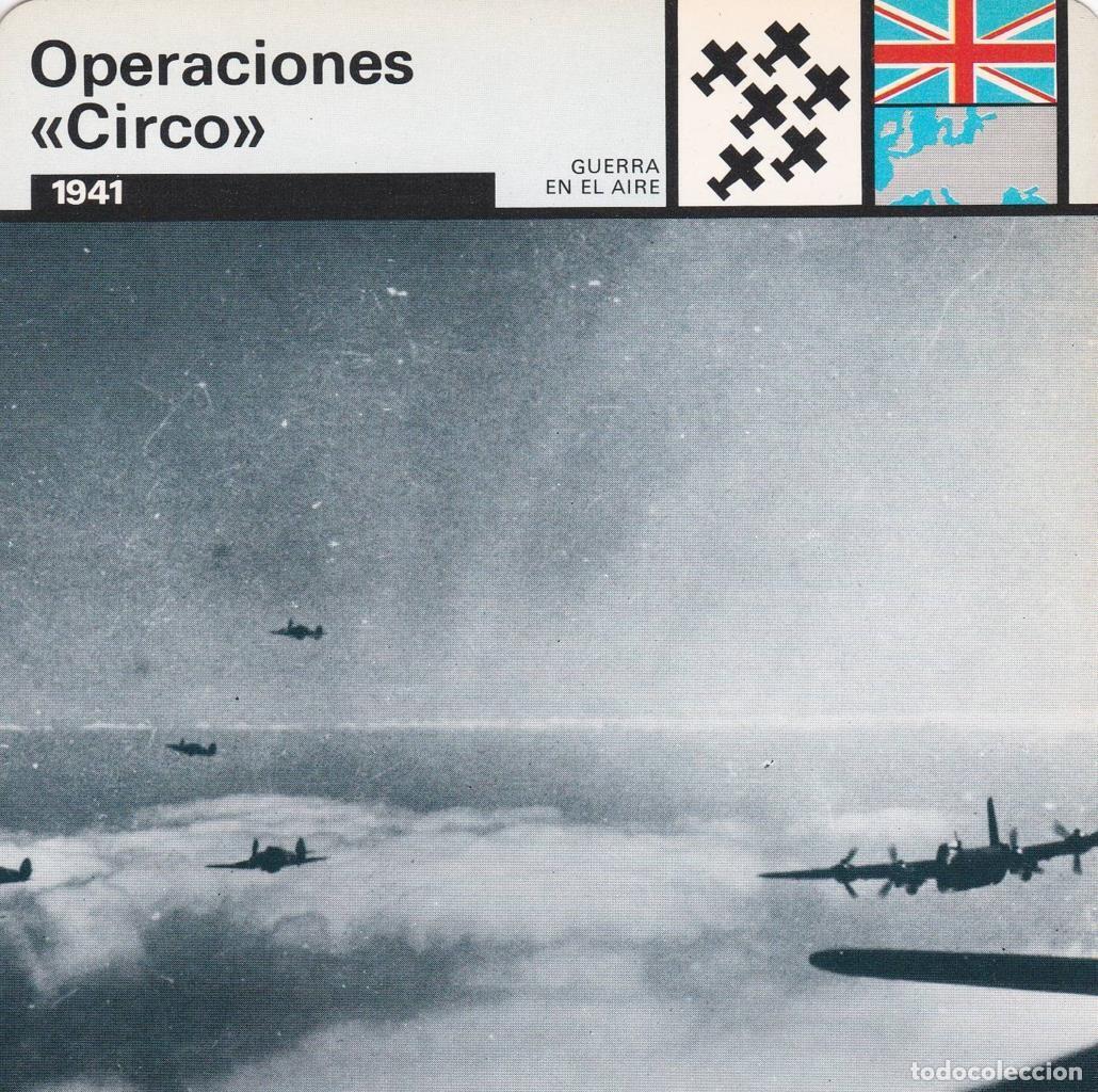 Postkarten: FICHA GUERRA EN EL AIRE: OPERACIONES CIRCO&rdquo;. 1941&rdquo; - NULL
