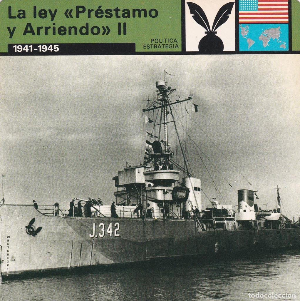 Postkarten: FICHA POLITICA, ESTRATEGIA: LA LEY PRESTAMO Y ARRIENDO&rdquo; II. 1941-1945&rdquo; - NULL