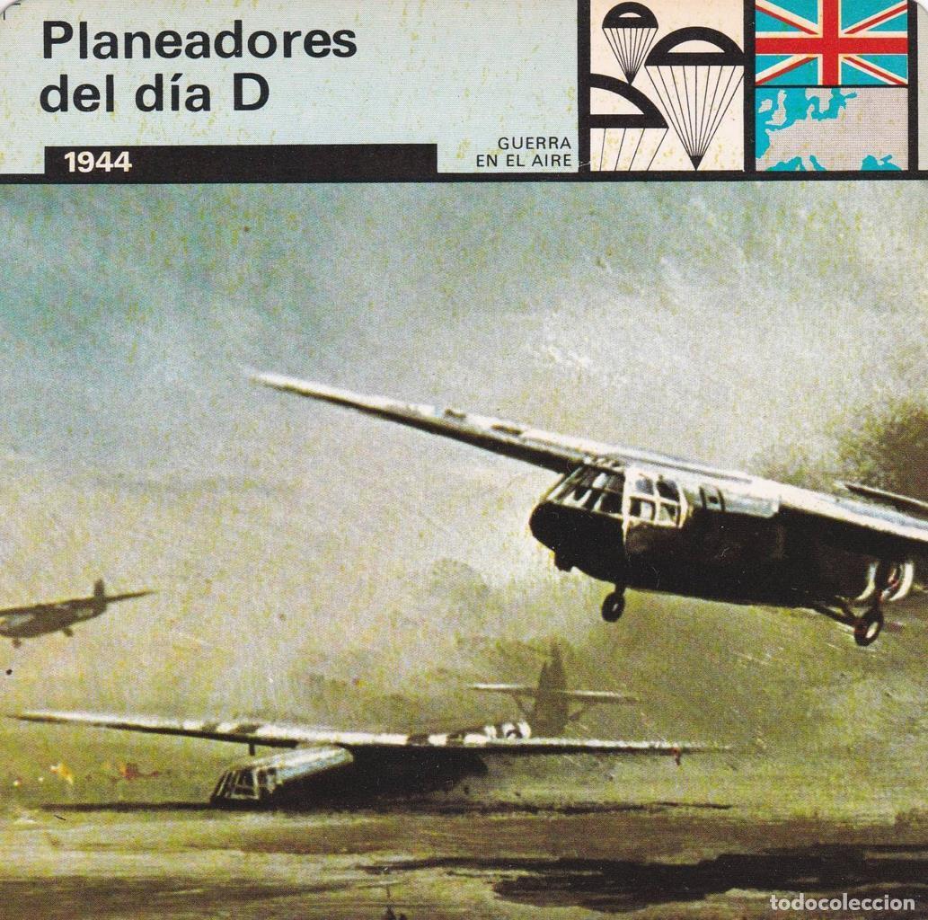 Postkarten: FICHA GUERRA EN EL AIRE: PLANEADORES DEL DIA D. 1944 - NULL