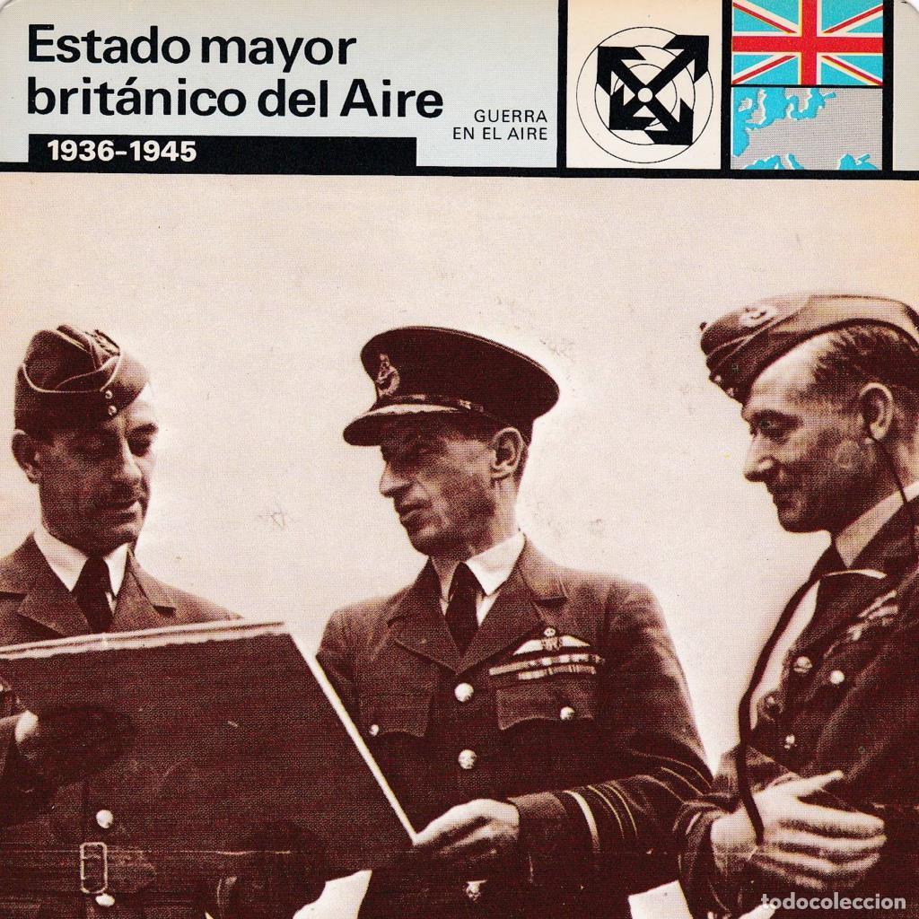 Postkarten: FICHA GUERRA EN EL AIRE: ESTADO MAYOR BRITANICO DEL AIRE. 1936-1945 - NULL
