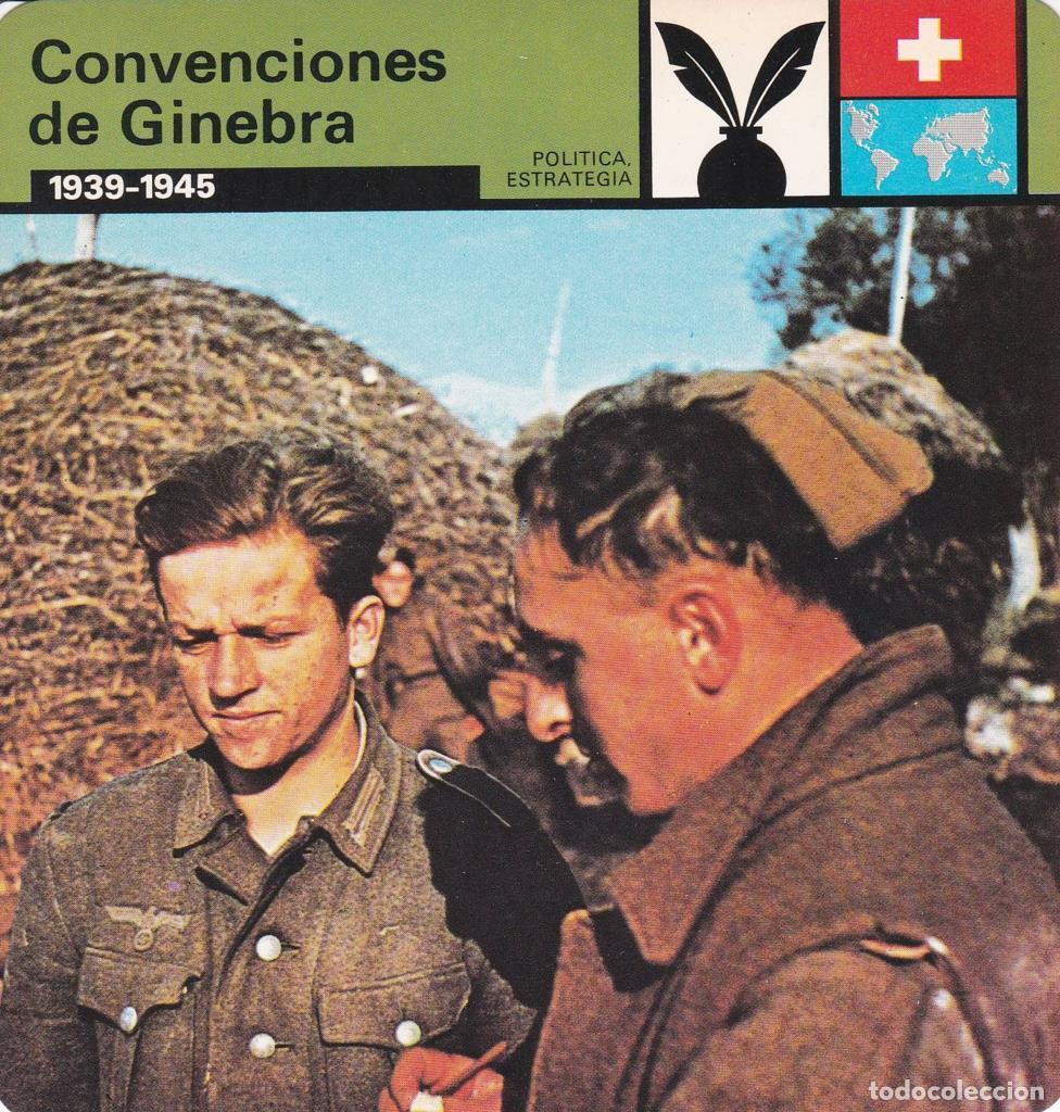 Postkarten: FICHA POLITICA, ESTRATEGIA: CONVENCIONES DE GINEBRA. 1939-1945 - NULL