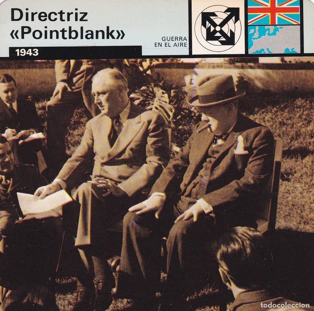 Postkarten: FICHA GUERRA EN EL AIRE: DIRECTRIZ POINTBLANK&rdquo;. 1943&rdquo; - NULL