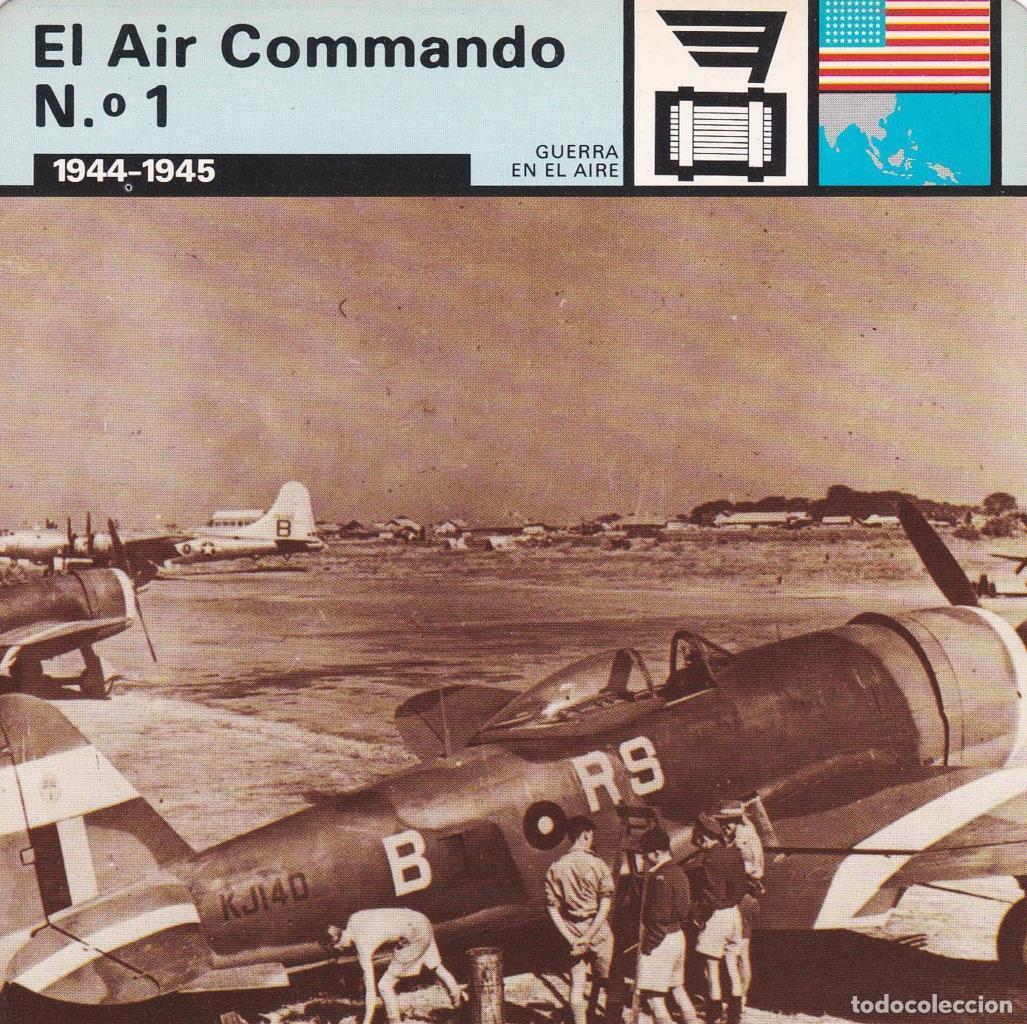 Postkarten: FICHA GUERRA EN EL AIRE: EL AIR COMMANDO N&ordm; 1. 1944-1945 - NULL