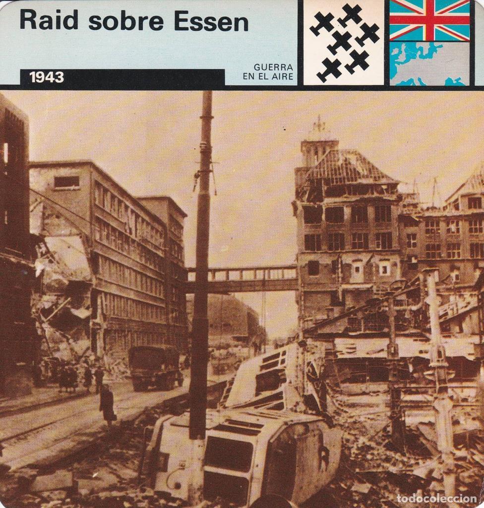Postkarten: FICHA GUERRA EN EL AIRE: RAID SOBRE ESSEN. 1943 - NULL