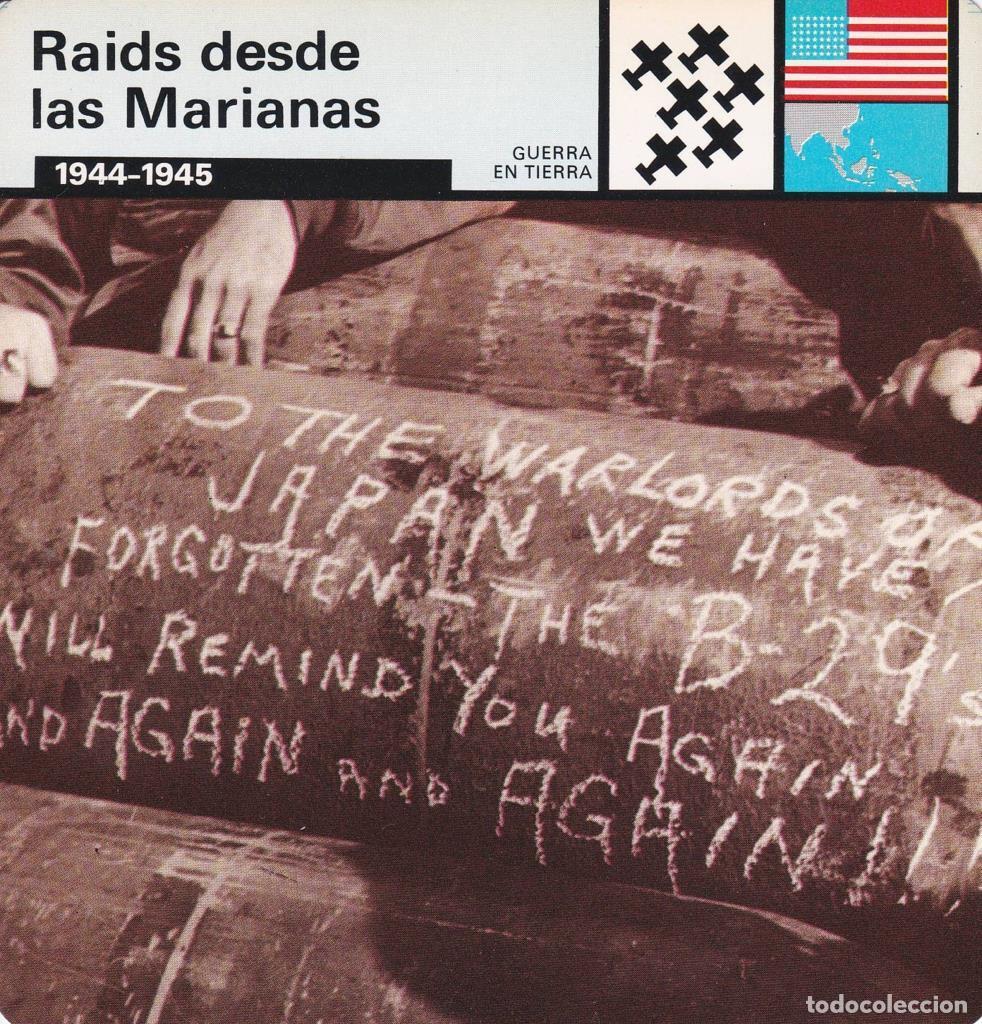 Postkarten: FICHA GUERRA EN EL AIRE: RAIDS DESDE LAS MARIANAS. 1944-1945 - NULL