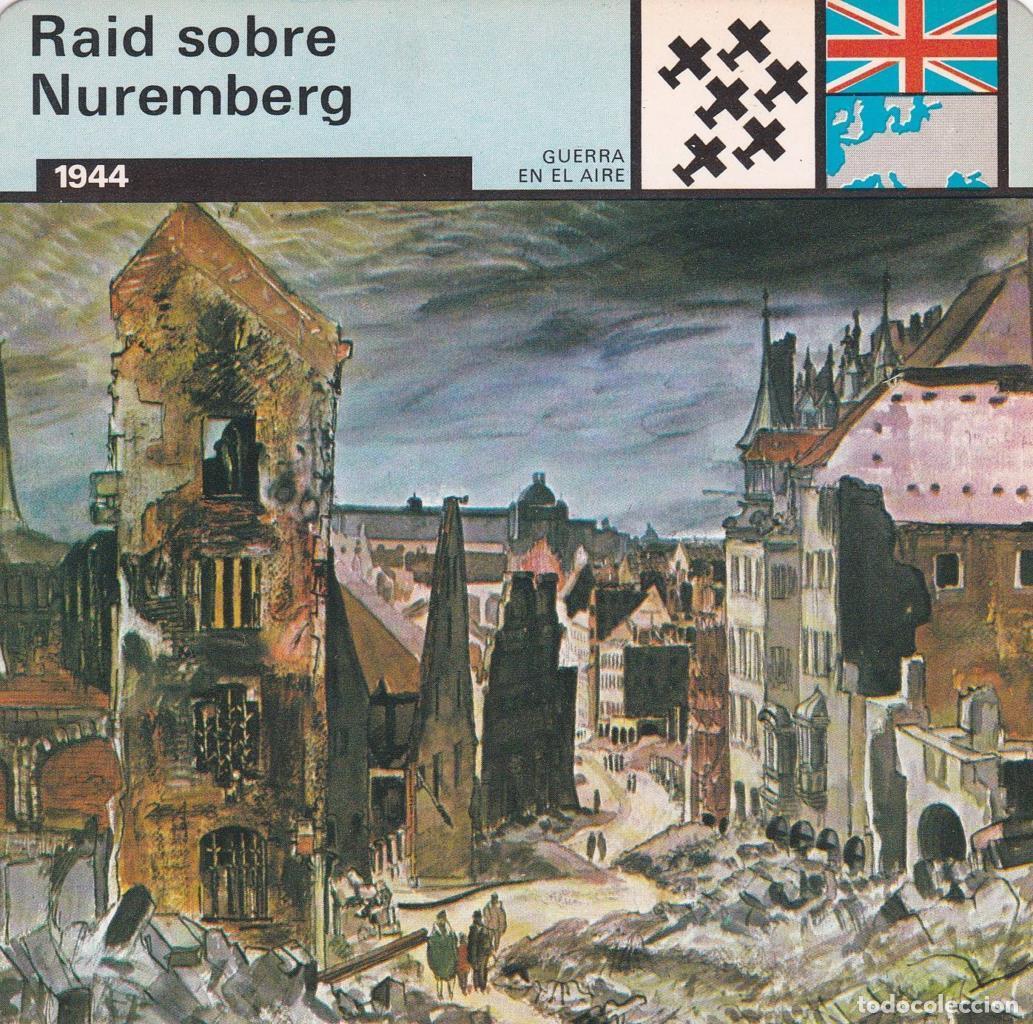 Postkarten: FICHA GUERRA EN EL AIRE: RAID SOBRE NUREMBERG. 1944 - NULL