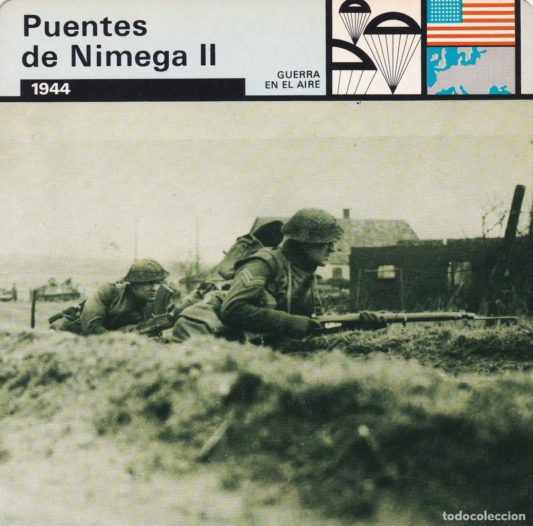 Postkarten: FICHA GUERRA EN EL AIRE: PUENTES DE NIMEGA II. 1944 - NULL