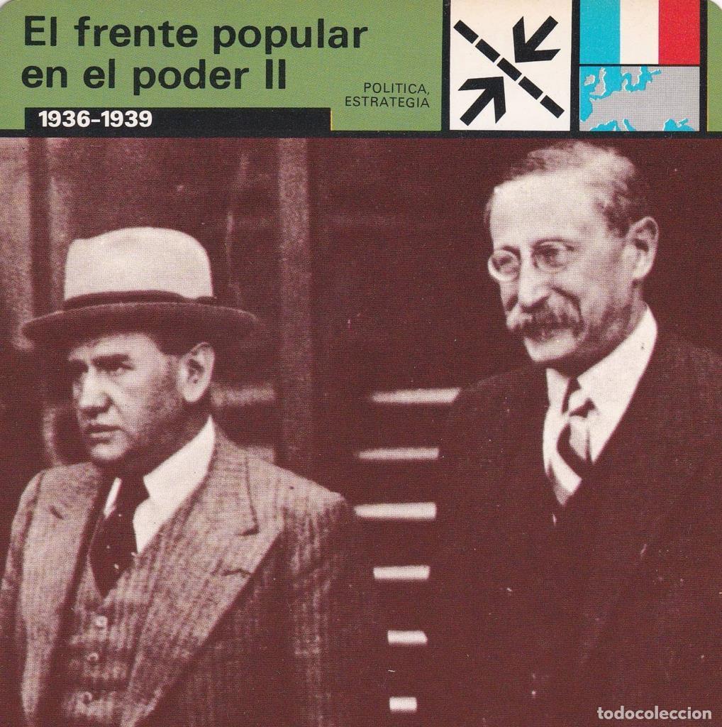 Postales: FICHA POLITICA, ESTRATEGIA: EL FRENTE POPULAR EN EL PODER II. 1936-1939 - NULL