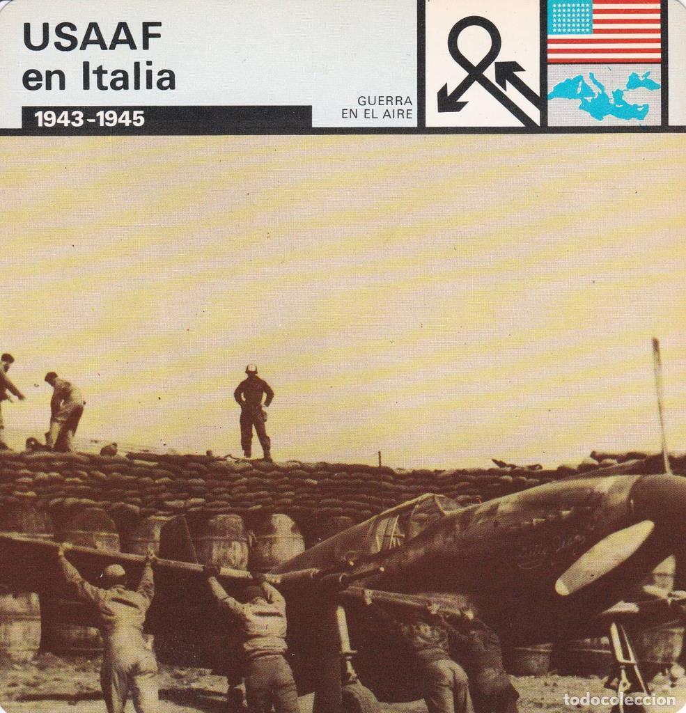 Postales: FICHA GUERRA EN EL AIRE: USAAF EN ITALIA. 1943-1945 - NULL