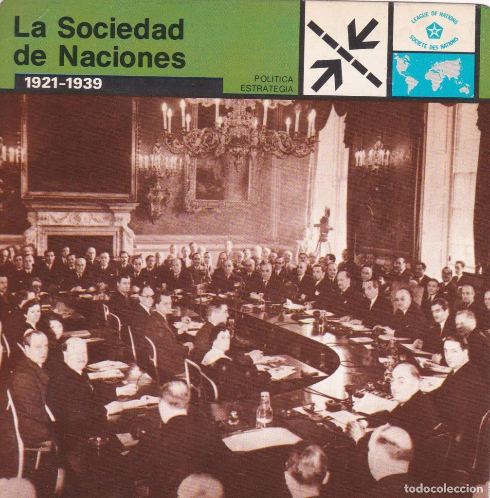Postales: FICHA POLITICA, ESTRATEGIA: LA SOCIEDAD DE NACIONES. 1921-1939 - NULL