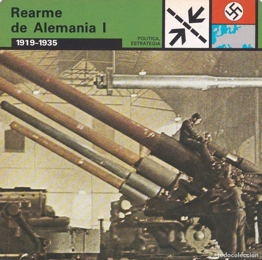 Postales: FICHA POLITICA, ESTRATEGIA: REARME DE ALEMANIA I. 1919-1935 - NULL