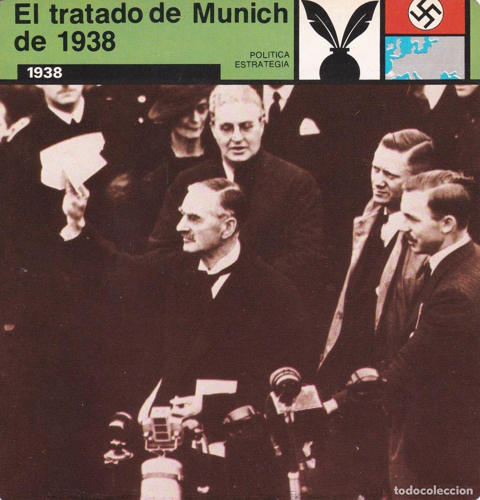 Postales: FICHA POLITICA, ESTRATEGIA: EL TRATADO DE MUNICH DE 1938. 1938 - NULL