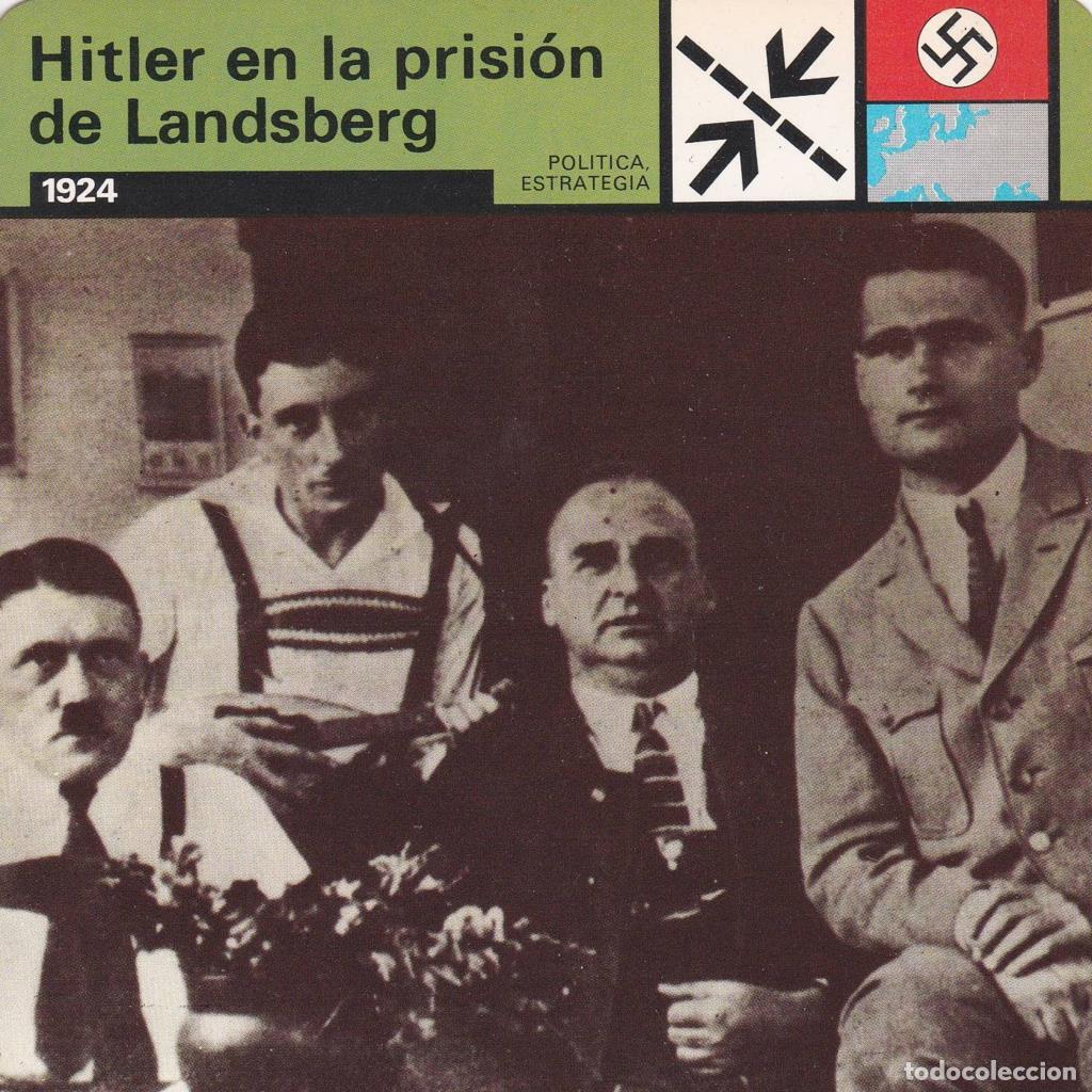 Postcards: FICHA POLITICA, ESTRATEGIA: HITLER EN LA PRISION DE LANDSBERG. 1924 - NULL