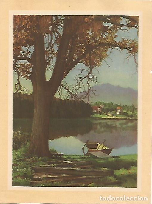 Postcards: LAMINA 13892: Barce en orilla de rio - NULL