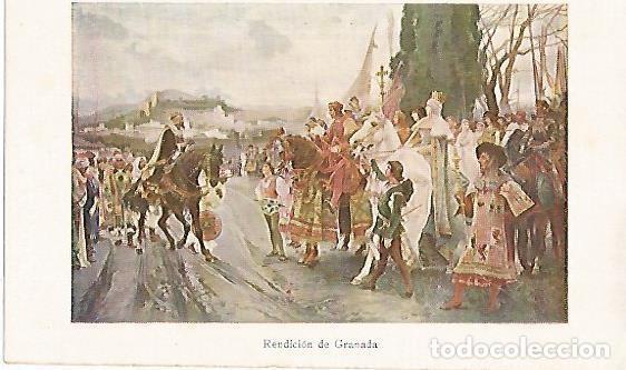 Postais: LAMINA 13828: Rendicion de Granada - Alfredo Opisso