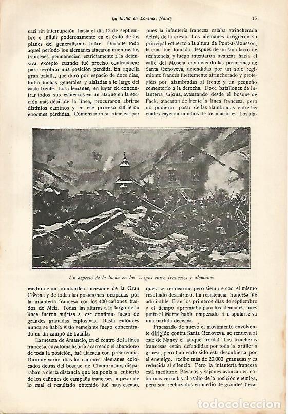 Postcards: LAMINA 13628: Lucha en los Vosgos entre Francia y Alemania - E. Diaz-Retg